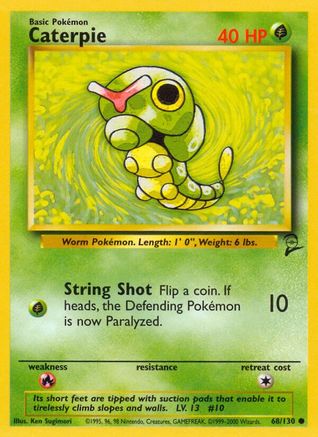 Caterpie (068/130) [Base Set 2] - Common