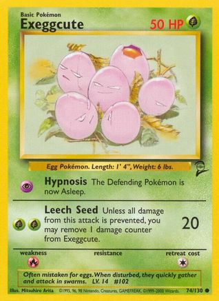 Exeggcute (074/130) [Base Set 2] - Common