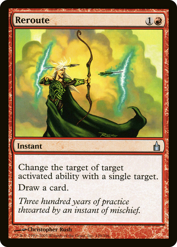 Reroute (RAV-139) - Ravnica: City of Guilds Foil