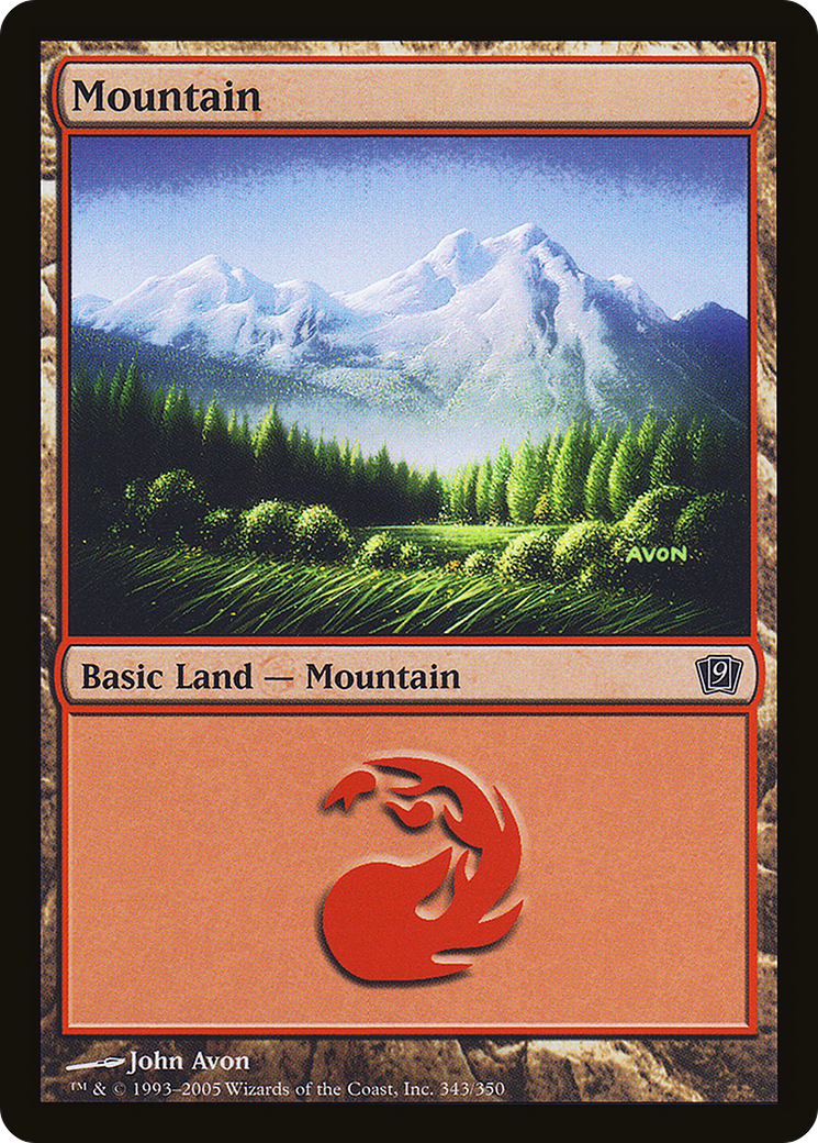 Mountain (343) (9ED-343) - 9th Edition
