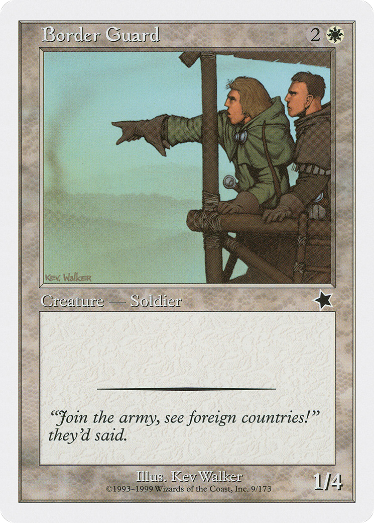 Border Guard (S99-009) - Starter 1999