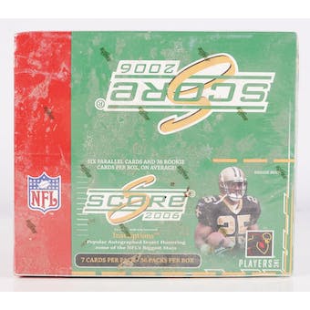 2006 Score Football 36 Pack Box