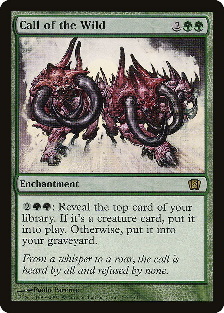 Call of the Wild (8ED-235) - 8th Edition Foil
