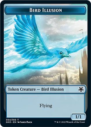 Bird Illusion // Demon Double-sided Token (GN3-) - Magic Game Night: Free-For-All