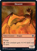Dragon // Elf Warrior Double-sided Token (GN3-) - Magic Game Night: Free-For-All