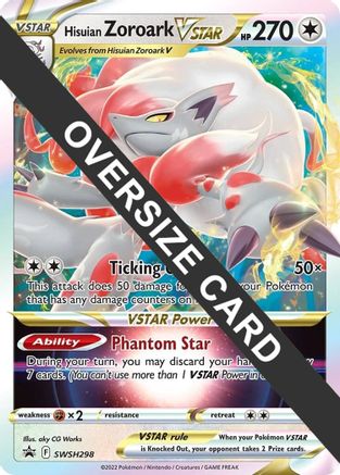 Hisuian Zoroark VSTAR - SWSH298 (SWSH298) Holofoil [Jumbo Cards] - Promo