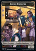 Zombie Employee // Storm Crow Double-sided Token (UNF-) - Unfinity Foil