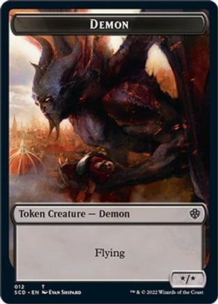 Demon Double-Sided Token (SCD-012) - Starter Commander Decks