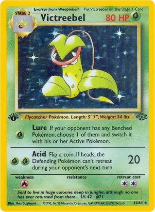 Victreebel (014/64) 1st Edition Holofoil [Jungle] - Holo Rare