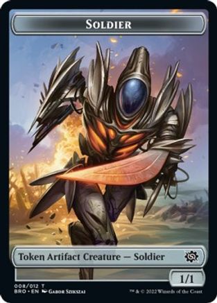 Soldier Token (008) (BRO-008) - The Brothers' War