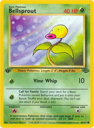 Bellsprout (049/64) 1st Edition [Jungle] - Common