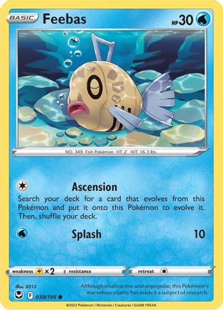 Feebas (039/195) [Silver Tempest] - Common