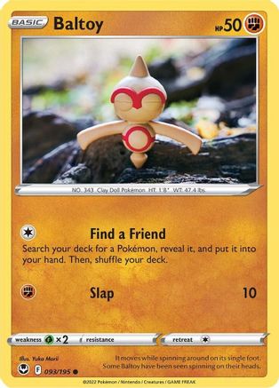Baltoy (093/195) [Silver Tempest] - Common