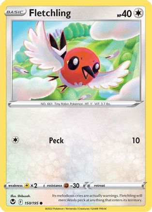 Fletchling (150/195) [Silver Tempest] - Common
