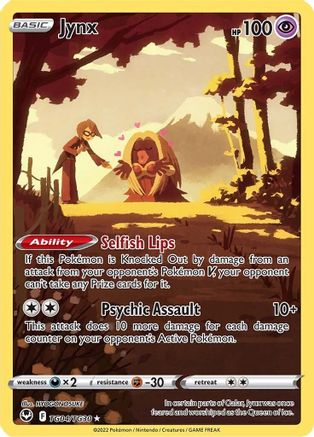 Jynx (TG04/30) Holofoil [Silver Tempest Trainer Gallery] - Ultra Rare