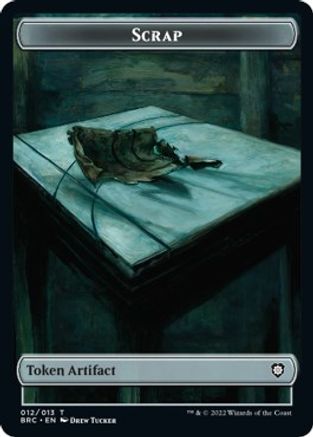 Scrap // Powerstone Double-Sided Token (BRC-12 // 7) - Commander: The Brothers' War