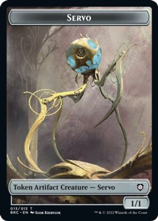 Servo // Construct (005) Double-Sided Token (BRC-13 // 5) - Commander: The Brothers' War