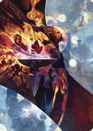 Urza's Command Art Card (ASBRO-031) - Art Series: The Brothers' War