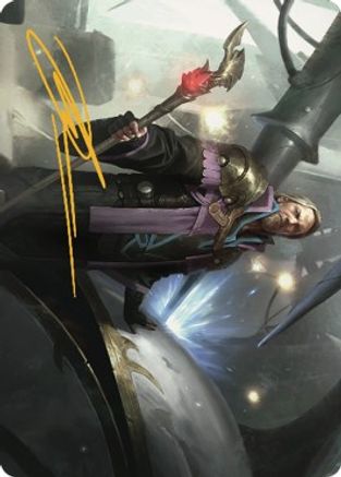 Urza, Prince of Kroog Art Card (Gold-Stamped Signature) (ASBRO-043) - Art Series: The Brothers' War
