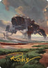 Plains (48) Art Card (Gold-Stamped Signature) (ASBRO-048) - Art Series: The Brothers' War