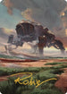 Plains (48) Art Card (Gold-Stamped Signature) (ASBRO-048) - Art Series: The Brothers' War