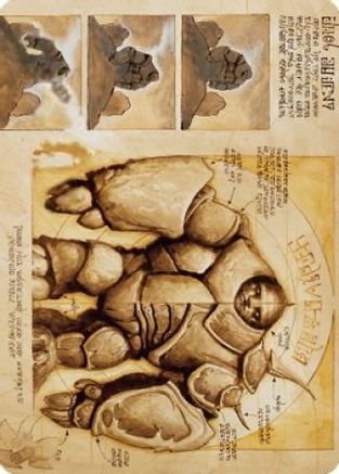 Precursor Golem Art Card (ASBRO-072) - Art Series: The Brothers' War