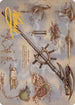 Staff of Domination Art Card (Gold-Stamped Signature) (ASBRO-079) - Art Series: The Brothers' War
