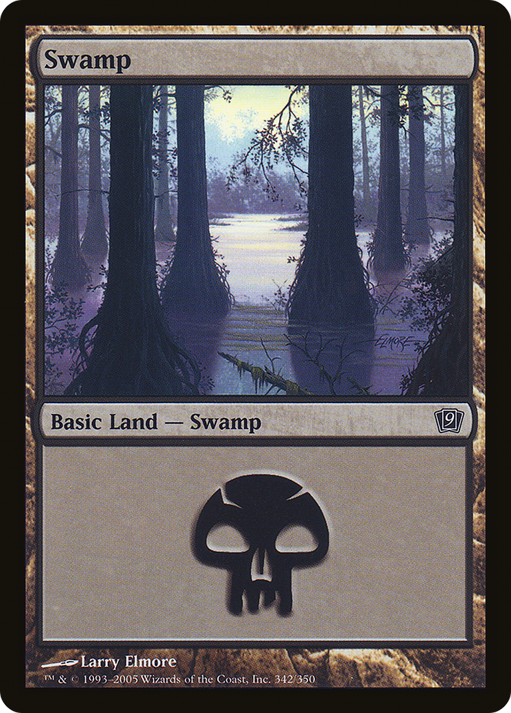 Swamp (342) (9ED-342) - 9th Edition Foil