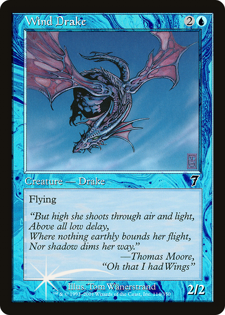 Wind Drake (7ED-114) - 7th Edition Foil