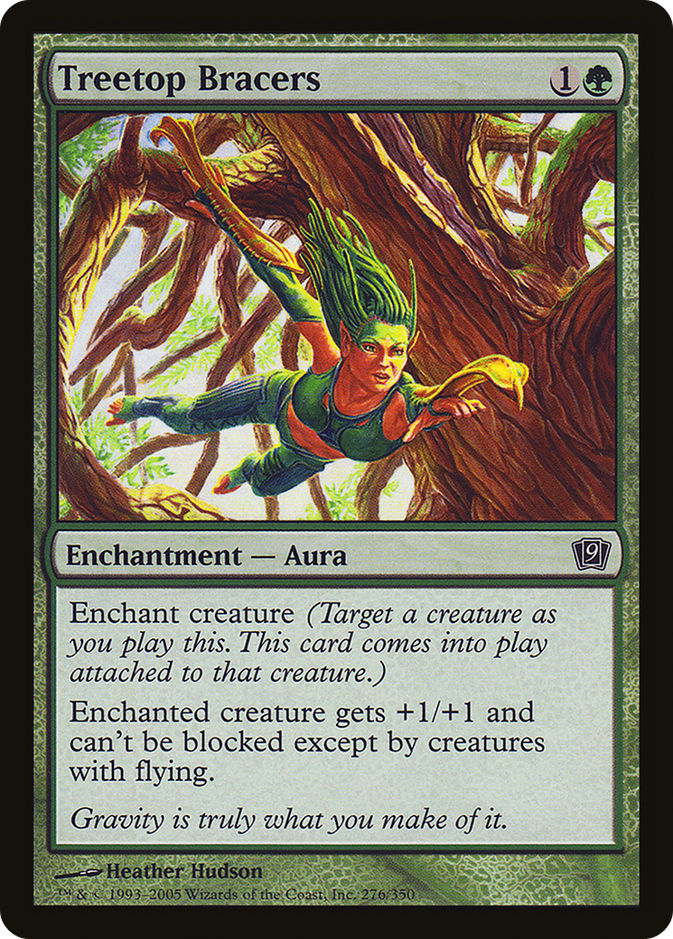 Treetop Bracers (9ED-276) - 9th Edition