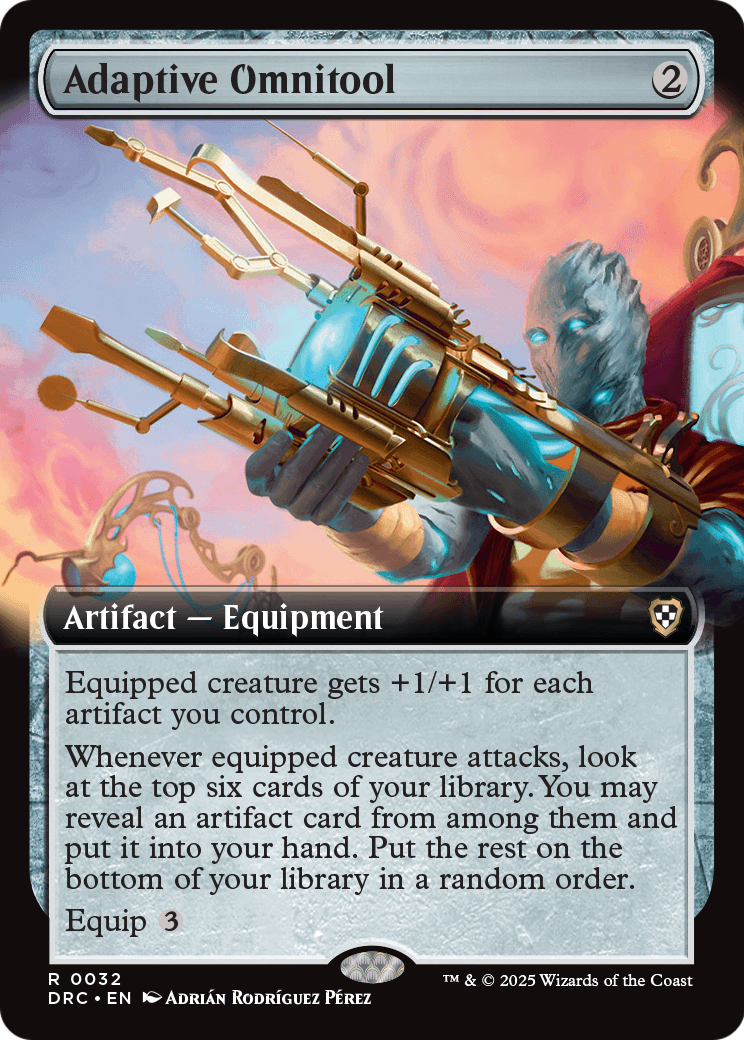 Adaptive Omnitool (Extended Art) (DRC-032) - Commander: Aetherdrift: (Extended Art)