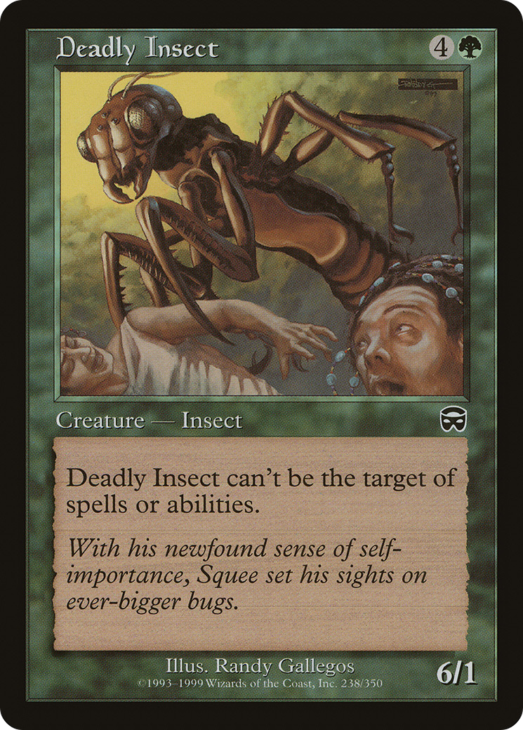 Deadly Insect (MMQ-238) - Mercadian Masques