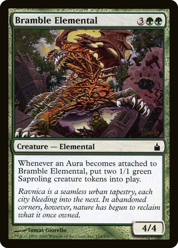 Bramble Elemental (RAV-154) - Ravnica: City of Guilds Foil