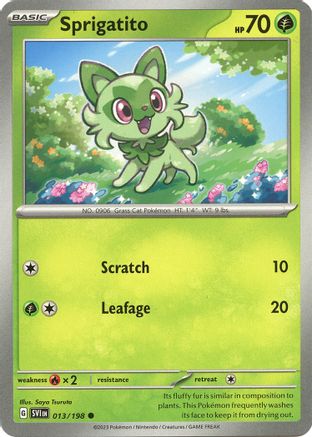 Sprigatito (013) [Scarlet & Violet Base Set] - Common