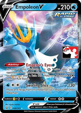 Empoleon V (40) Holofoil [Prize Pack Series Cards] - Ultra Rare