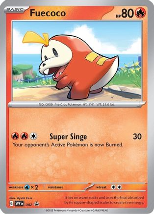 Fuecoco (002) Holofoil [SV Scarlet & Violet Promo Cards] - Promo
