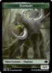 Elephant // Construct Double-Sided Token (DMR-9 // 14) - Dominaria Remastered Foil