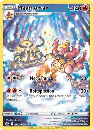 Magmortar (GG03/70) Holofoil [SWSH Crown Zenith Galarian Gallery] - Ultra Rare
