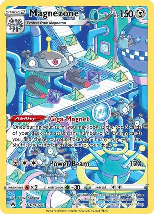 Magnezone (GG18/70) Holofoil [SWSH Crown Zenith Galarian Gallery] - Ultra Rare