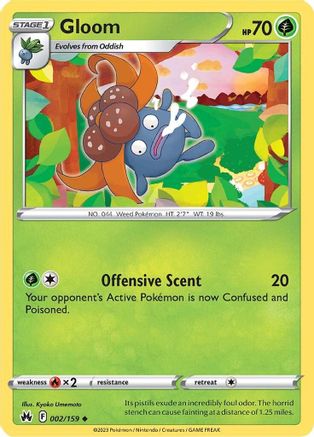 Gloom (002/159) [SWSH Crown Zenith] - Uncommon