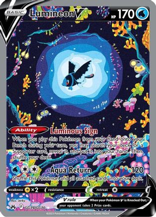 Lumineon V (GG39/70) Holofoil [SWSH Crown Zenith Galarian Gallery] - Ultra Rare