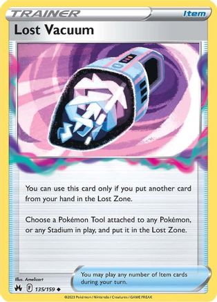 Lost Vacuum (135/159) Reverse Holofoil [SWSH Crown Zenith] - Uncommon