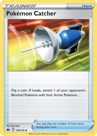 Pokemon Catcher (138/159) Reverse Holofoil [SWSH Crown Zenith] - Uncommon