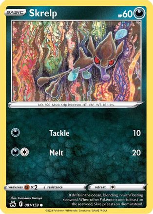 Skrelp (081/159) Reverse Holofoil [SWSH Crown Zenith] - Common