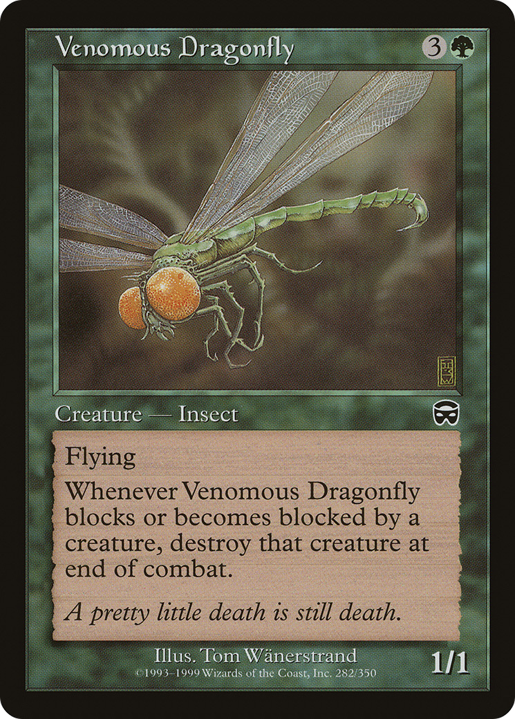 Venomous Dragonfly (MMQ-282) - Mercadian Masques