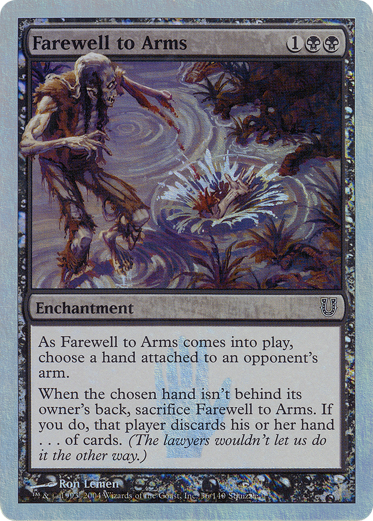 Farewell to Arms (Alternate Foil) (UNH-056) - Unhinged Foil