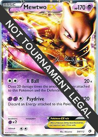 Mewtwo EX - 2015 (Jacob Van Wagner) (054) [World Championship Decks] - Ultra Rare