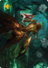 Glissa Sunslayer Art Card (Gold-Stamped Signature) (ASONE-047) - Art Series: Phyrexia: All Will Be One