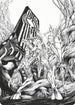 Lukka, Bound to Ruin Art Card (ASONE-079) - Art Series: Phyrexia: All Will Be One