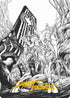 Lukka, Bound to Ruin Art Card (Gold-Stamped Signature) (ASONE-079) - Art Series: Phyrexia: All Will Be One
